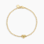 Birthstone Heart Bracelet