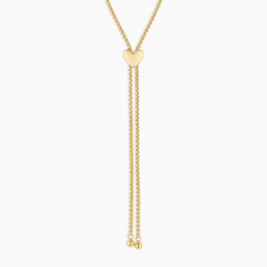 Bella Heart Bolo Necklace