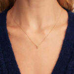 14K Gold Pearl Halo Charm