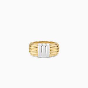 Melrose Statement Ring – Mixed Metal