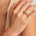 Melrose Statement Ring – Mixed Metal