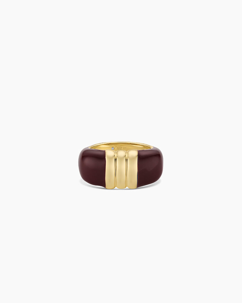 Melrose Statement Ring – Enamel