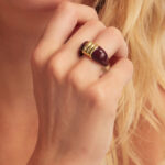 Melrose Statement Ring – Enamel