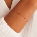 14K Gold Newport Birthstone Bracelet